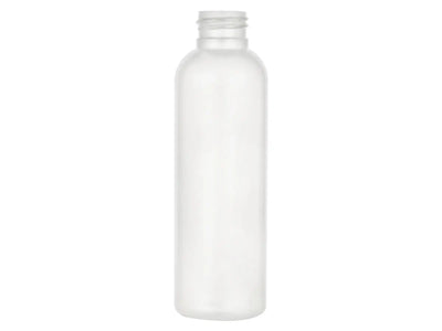 4 oz Natural-Colored 24-410 HDPE Cosmo Round Plastic Bottle