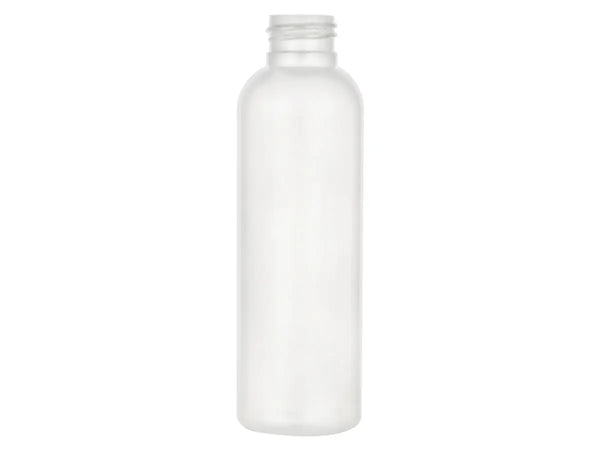 4 oz Natural-Colored 24-410 HDPE Cosmo Round Plastic Bottle