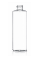 16 oz Clear 28-410 PET Cylinder Round Bottle