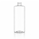 32 oz Clear 28-410 PET Cylinder Round Plastic Bottle