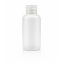 1 oz Natural Colored 20-410 HDPE Boston Round Plastic Bottle