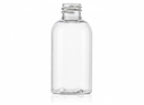 2 oz Clear 20-410 Boston Round PET Plastic Bottle