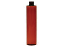 10 oz Dark Amber 24-410 Cylinder Round PET Bottle