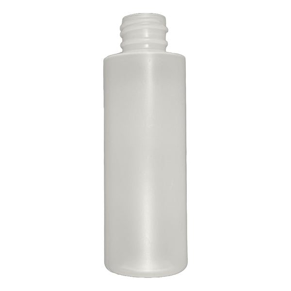 4 oz Natural-Colored 24-410 MDPE Cylinder Round Plastic Bottle