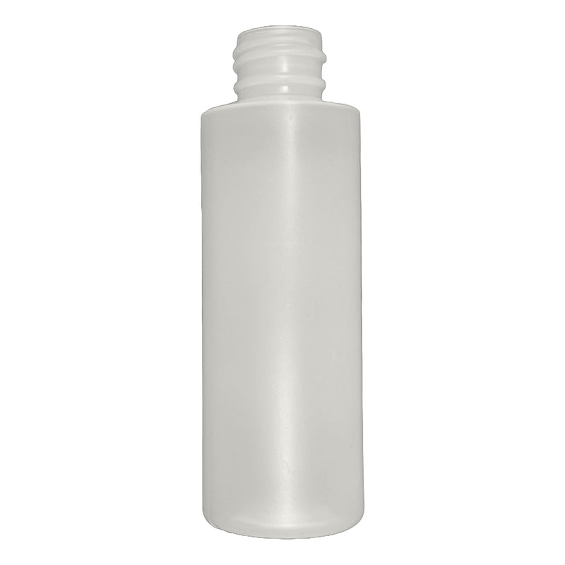 4 oz Natural-Colored 24-410 MDPE Cylinder Round Plastic Bottle