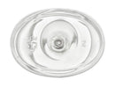 12 oz Clear 28-410 PET Oval Plastic Bottle
