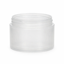 2 oz Natural-Colored 58-400 PP Double Wall Straight Base Plastic Jar