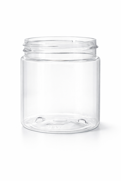 4 oz Clear 58-400 PET Straight-Sided Single Wall Plastic Jar