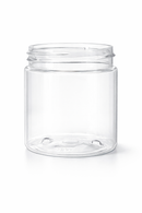 4 oz Clear 58-400 PET Straight-Sided Single Wall Plastic Jar