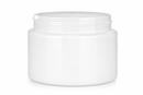 6 oz White 70-400 Plastic PET Single-Wall Jar