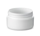 1/2 oz White 48-400 PP Double Wall Plastic Jar