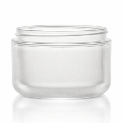 8 oz Natural 89-400 Round Base Double Wall Jar