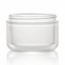 8 oz Natural 89-400 Round Base Double Wall Jar