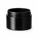 1 oz Black 53-400 PP Double-Wall Square Base Plastic Jar