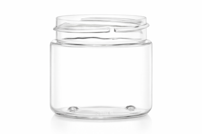 2 oz Clear 48-400 PET Plastic Jar