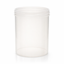 8 oz Natural-Colored 70-400 PP Single Wall Jar