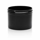 8 oz Black 89-400 PP Single Wall Plastic Jar
