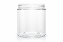 8 oz Clear 70-400 Plastic PET Straight-Sided Jar