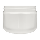 8 oz Natural-Colored 89-400 Round Base Double-Wall Jar