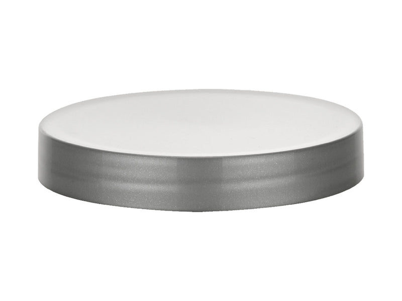 70-400 Silver Smooth Plastic Cap (Foam Liner)