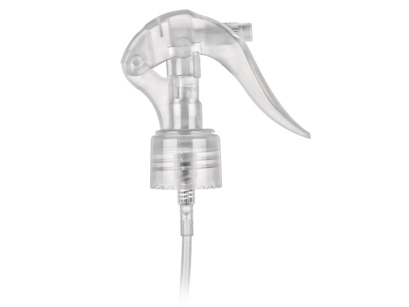 24-410 Natural-Colored Smooth Fine Mist Mini Trigger Sprayer ( 7.25" dip tube)