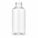 2 oz Clear 20-410 Boston Round PET Plastic Bottle