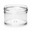 1/2 oz Clear 43-400 Polystyrene (PS) Single Wall Plastic Jar