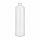 32 oz Natural-Colored 28-410 HDPE Cosmo Round Plastic Bottle