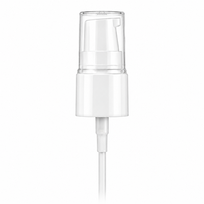 20-410  White Smooth Cosmetic Treatment Pump  (130MCL Output, 4" Diptube)