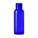 15 mL 18-400 Cobalt blue Glass Boston Round Bottle