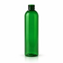 8 oz Green 24-410 PET Cosmo Round Plastic Bottle
