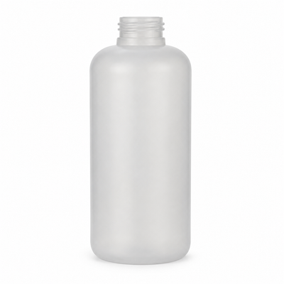 4 oz Natural-Colored 24-410 HDPE Boston Round Bottle