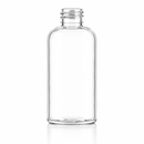 6 oz Clear 24-410 PET Boston Round Plastic Bottle