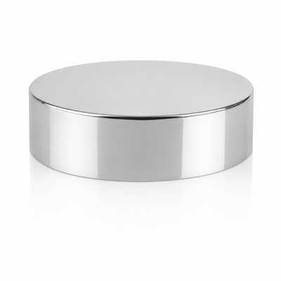 58-400 Silver Smooth Metal Shelled Cap (Foam Liner)