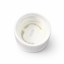 24-410 White Ribbed Directional Spout Top Cap