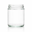 9 oz Clear 70mm 4 LUG Glass Jar