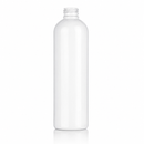 8 oz White 24-410 HDPE Cosmo Round Plastic Bottle