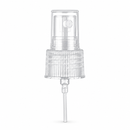 24-410 Natural Colored Fine Ribbed Fine Mist Sprayer 7.125" Dip Tube