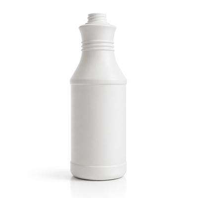 32 oz White 28-400 HDPE Plastic Spray Bottle