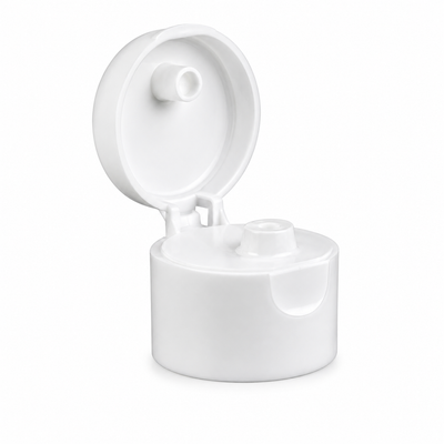 28-410 White Smooth Snap Top Cap (.250" Orifice)