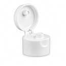 28-410 White Smooth Snap Top Cap (.250" Orifice)