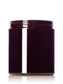 19 oz Dark Amber 89-400 Single Wall Plastic PET Jar