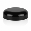 58-400 Black Smooth Dome Cap PP (Foam Liner)