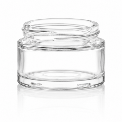 1 oz Clear 48-400 Glass Jar