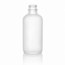 4 oz Frosted Glass Boston Round Bottle 22-400