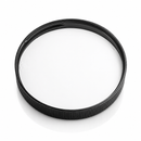 89-400 Black Ribbed Plastic Cap (Pressure Sensitive Liner)