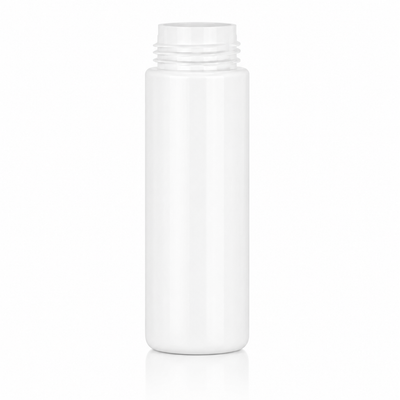180 mL White PET 43mm Foamer Style Cylinder Round Plastic Bottle