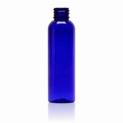 2 oz Cobalt Blue 20-410 PET Cosmo Round Plastic Bottle