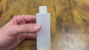 4 oz Natural-Colored 24-410 MDPE Cylinder Round Plastic Bottle