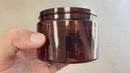 12 oz Amber PET Plastic Single Wall Jar 89-400